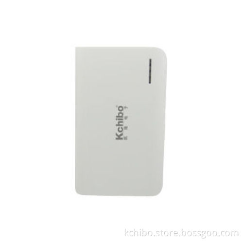 Emergency mobile phone power bank with 6,600mAh capacity